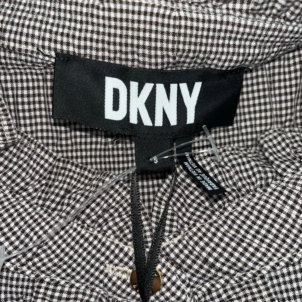 DKNY Women's Ruffle Sleeve Top - Gray - Picture 3 of 6